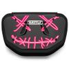 Battle Nightmare Chrome Football Back Plate - Adult, Black/Pink (24ACPUR999) view 2