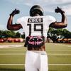Battle Nightmare Chrome Football Back Plate - Adult, Black/Pink (24ACPUR999) view 3