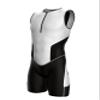 Sparx X Triathlon Suit Men Racing Tri Cycling Skin Suit Bike Swim Run (White_Elite, XL) view 1
