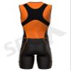 Sparx X Triathlon Suit Men Racing Tri Cycling Skin Suit Bike Swim Run (Orange, XL) view 4