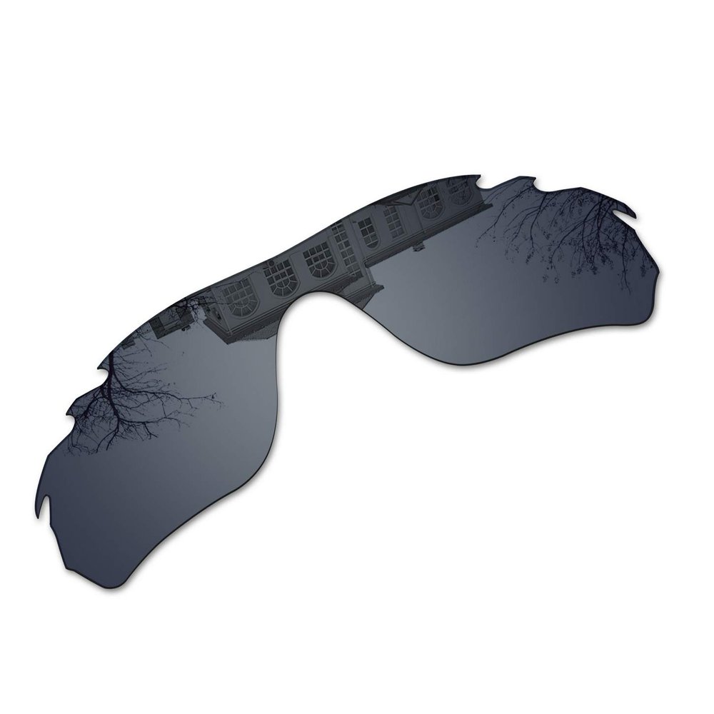 Millersawp Radar Edge Vented OO9184 Replacement Lenses Compatible with Oakley Sunglass-Black Iridium