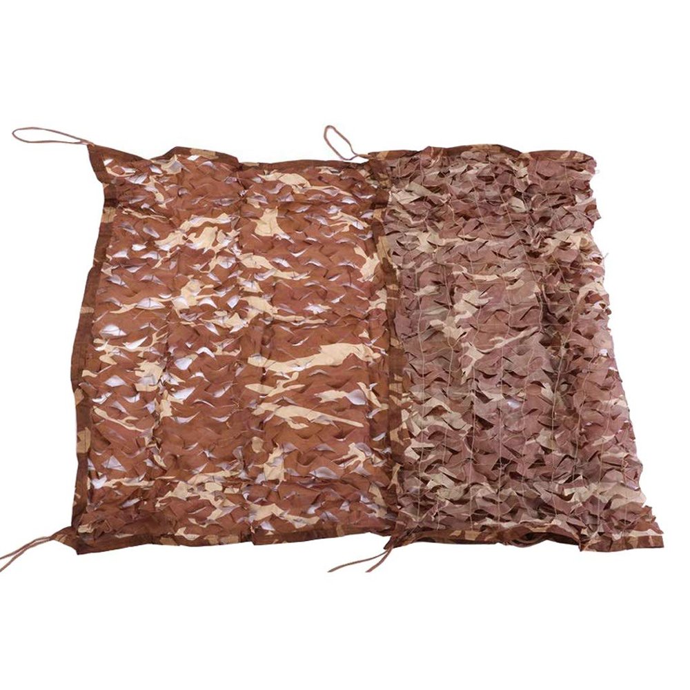 LIYFF-Tarps Desert Woodland Camo Netting Truck Sunshading Net Cover Oxford Fabric Hunting Reinforced Camouflage Net Greenhouse Plant Net Cover for Hunting Camping Hiding