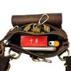 Hebetag Small Leather Shoulder Crossbody Belt Bag Phone Wallet Purse Loop Holster Waist Fanny Pack Outdoor Camping Hiking Daypack view 4