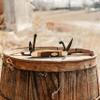 Old Timer 24OTCP Splinter Carvin' 6in Traditional Folding Whittling Knife with 1.5in Detail Blade, Sawcut Handle, Nickel Silver Bolsters, and Convenient Size for Carving, Camping, EDC, One Size, Brown view 4