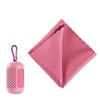 Travel Quick Dry Towel with Breathable Silica Gel Case and Portable Carabiner Outdoor Creative Microfiber Sports Towel Portable Cooling Handkerchief view 1