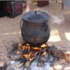 Cuisiland 8.5QT Cast Iron Potjie Cauldron Pot with Lid & 3 Legs  Pre-Seasoned South African-Style Campfire Pot for Outdoor Cooking, Soups, Stews & Braising  Heavy-Duty Cast Iron Dutch Oven view 3