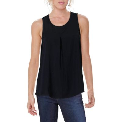 BCBGMAXAZRIA Sleeveless Woven Blouse Black SM (US 4)