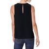 BCBGMAXAZRIA Sleeveless Woven Blouse Black SM (US 4) view 2