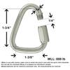Valens Rigging 1/4" Delta Quick Link 316 Stainless Steel - 10 pc Bag view 3
