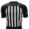 Smitty Men's Collegiate Basketball Referee Shirt - Made in The USA (4X-Large) White/Black view 1