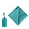 Travel Quick Dry Towel with Breathable Silica Gel Case and Portable Carabiner Outdoor Creative Microfiber Sports Towel Portable Cooling Handkerchief view 1