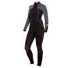 BARE 7MM Women's Nixie Ultra Full Wetsuit | Great for Scuba Diving | Comfortable Full Stretch Neoprene | Long Sleeve | Unique Omnired Material Woven into Fabric for Added Warmth | Grey Heather 08 view 2
