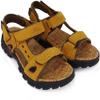 Asifn Men Athletic Open Toe Sandals Slides Outdoor Summer Leather Fisherman Beach Casual Shoes Adventures Outings Hiking 9.5 Yellow view 1
