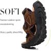 Asifn Men Athletic Open Toe Sandals Slides Outdoor Summer Leather Fisherman Beach Casual Shoes Adventures Outings Hiking 9.5 Yellow view 3