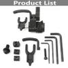 AMEYXGS Drop Away Arrow Rest for Compound Bow Right/Left Hand Compound Bow Arrow Rest with Locking Structure (Right Hand, Black) view 3