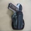 Azula All Leather Molded Paddle Holster for Sig Sauer Ultra 3.3" 1911 OWB Black RH view 2