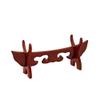 SOFIALXC Sword Rack Holder Base Bracket Seat Double-Sided Carved Craft Feature Decoration Display Weapon Solid Wood Samurai Katan view 3