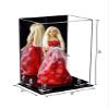 Better Display Cases Versatile Acrylic Display Case - Medium Rectangle Box with Mirror and Silver Risers 8" x 6" x 14" (A092-SR) view 2