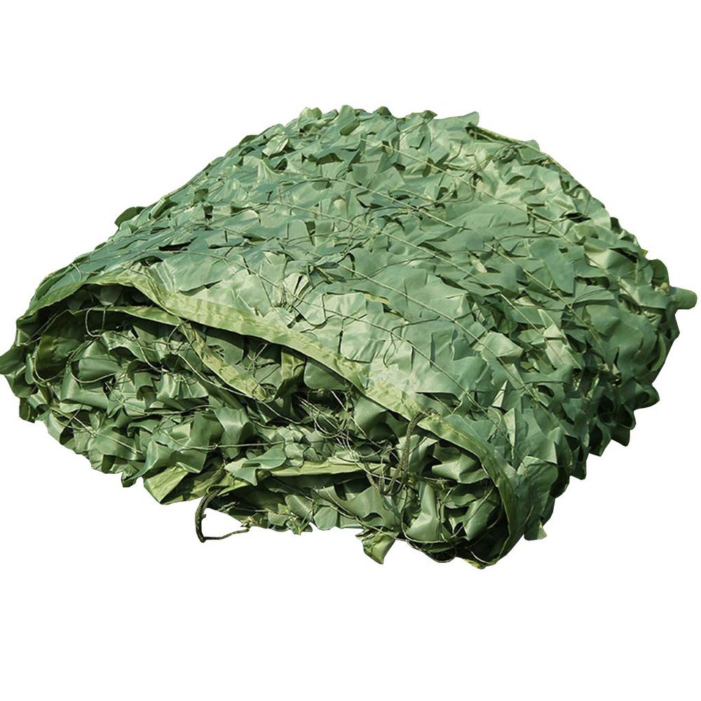 LIYFF-Tarps Military Green Camouflage Netting Woodland Truck Sunshading Net Army Oxford Polyester Reinforced Camo Netting Sunscreen Nets for Hunting Camping Hiding