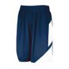 Augusta Sportswear Youth Step-Back Basketball Shorts, Navy/White, M view 1