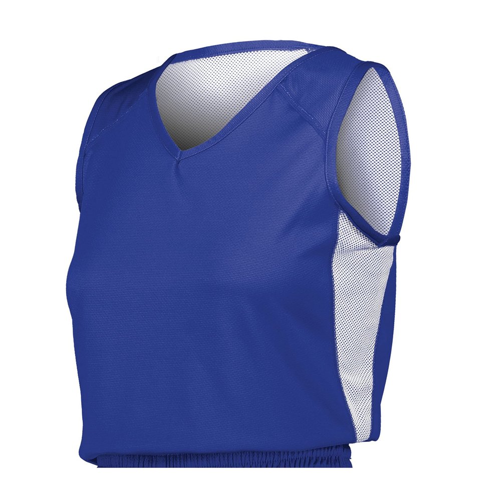 Ladies Undivided Single Ply Reversible Jersey Royal/White S