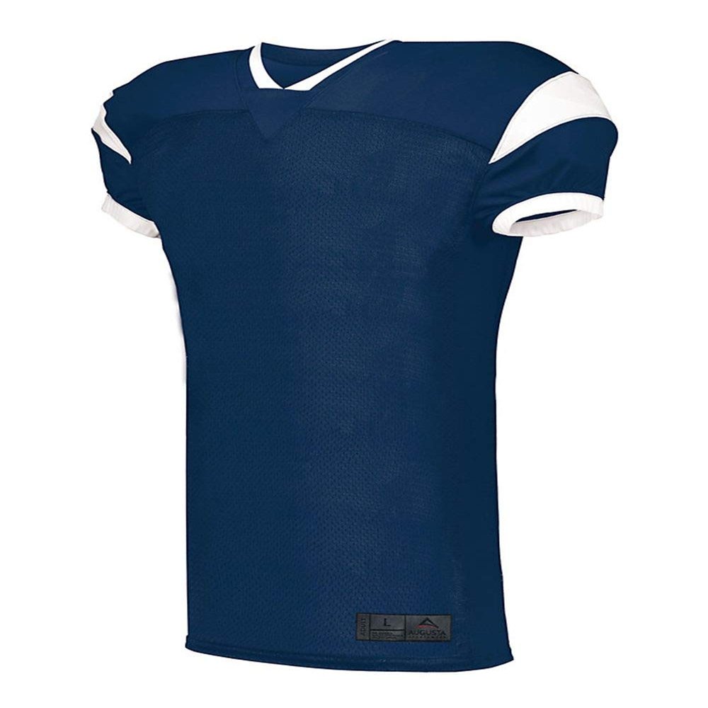 Augusta Sportswear Slant Football Jersey, Navy/White, 2XL