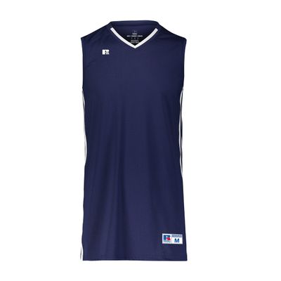 Russell Athletic Legacy Basketball Jersey Navy/White M