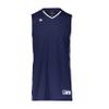 Russell Athletic Legacy Basketball Jersey Navy/White M view 1