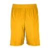 Augusta Sportswear Youth Step-Back Basketball Shorts, Gold/White, XL view 3