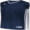 Youth Legacy Basketball Jersey Navy/White L view 1