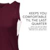 Augusta Sportswear Womens Step-Back Basketball Jersey, Maroon/White, XL view 4