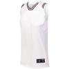 Holloway Sportswear Womens Retro Basketball Jersey L White/Maroon