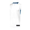 Augusta Sportswear Youth Step-Back Basketball Jersey, White/Royal, M view 1