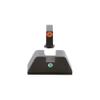 AMERIGLO Optic Compatible Sight Set for Glock - XL Tall Green tritium Orange Outline Front, Single Green tritium dot Rear .315" F .394" R view 2