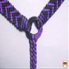 Purple/Black Full Size Hilason Horse Breast Collar Flat Braided Paracord 1" X 8Ft | Racing Barrel Rein Gifts view 4