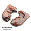 Altamont - S&W J Round Revolver Grips - Bateleur - Real Wood Gun Grips fit Smith & Wesson J Frame Round Butt .38 Special and 9mm Revolvers - Made in USA - Rosewood view 3
