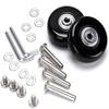 F-ber Suitcase Luggage Wheels Replacement Kit 50mm x 18mm/1.97" x 0.7" with ABEC 608zz Inline Outdoor Skate, One Set of (2) Wheels (OD:50 W:18 ID:6 Axles:30 & 35mm) view 1