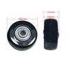 F-ber Suitcase Luggage Wheels Replacement Kit 50mm x 18mm/1.97" x 0.7" with ABEC 608zz Inline Outdoor Skate, One Set of (2) Wheels (OD:50 W:18 ID:6 Axles:30 & 35mm) view 3