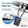 SURE LOCK TSA Approved Luggage Locks with Open Alert Indicator, 3 Digit Combination Cable Travel Lock for Suitcase, Backpack, Gym Locker, Toolbox, Carry On & Travel Bag(Black 2 Pack) view 3