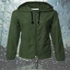 Avoogue Lightweight Raincoat Women's Waterproof Windbreaker Packable Outdoor Hooded Rain Jacket Dark Green M view 2