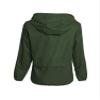 Avoogue Lightweight Raincoat Women's Waterproof Windbreaker Packable Outdoor Hooded Rain Jacket Dark Green M view 4