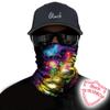 Obacle Seamless Bandana for Rave Face Mask Dust Wind UV Sun Protection Neck Gaiter Tube Mask Bandana for Women Men Festival Party Motorcycle Riding Fishing Outdoor (Starry Sky Gold Purple Black 10) view 2