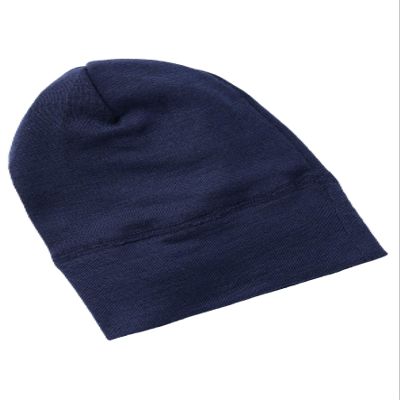 Engel Merino Wool Silk Baby hat Beanie Cap Thin Newborn 70 5540 (110/116, Navy-Blue)