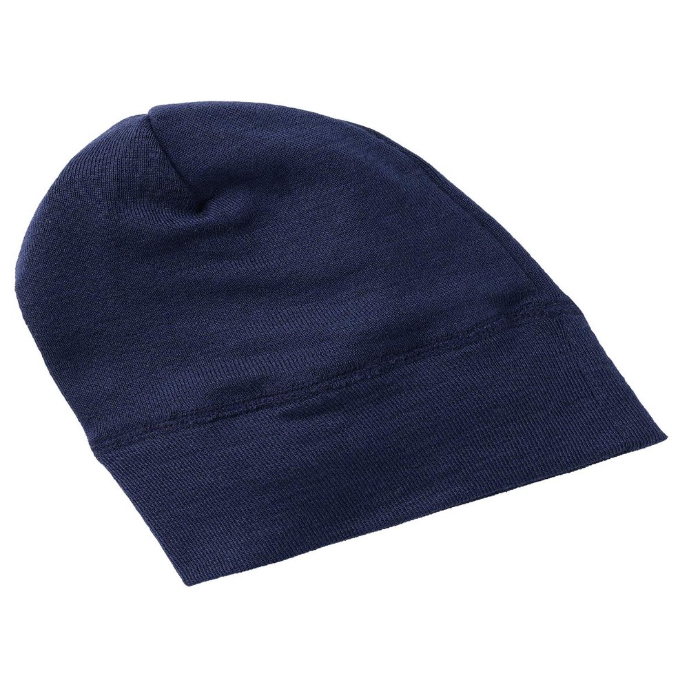 Engel Merino Wool Silk Baby hat Beanie Cap Thin Newborn 70 5540 (110/116, Navy-Blue)