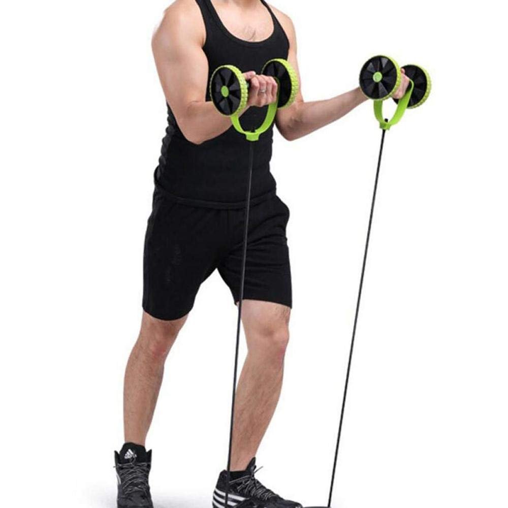 FNS MERCHANDISE Fitness Abdominal Wheels Stretch Elastic