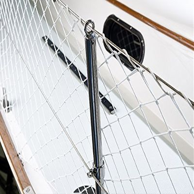 Boat or Railing Safety Netting for Lifeline, Bannister, Bunk Beds, Etc. | Keep Kids and Pets Safe (10')