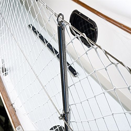 Boat or Railing Safety Netting for Lifeline, Bannister, Bunk Beds, Etc. | Keep Kids and Pets Safe (10')