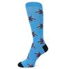 Spotlight Hosiery Fun Novelty Dress Socks,Blue/SHARK, Size 10-13, 1 PR view 1