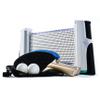 Franklin Sports Portable Ping Pong Net Set - Adjustable Size Table Tennis Net with Paddles + Balls - Easy Attach Ping Pong Net - Anywhere Table Tennis view 1