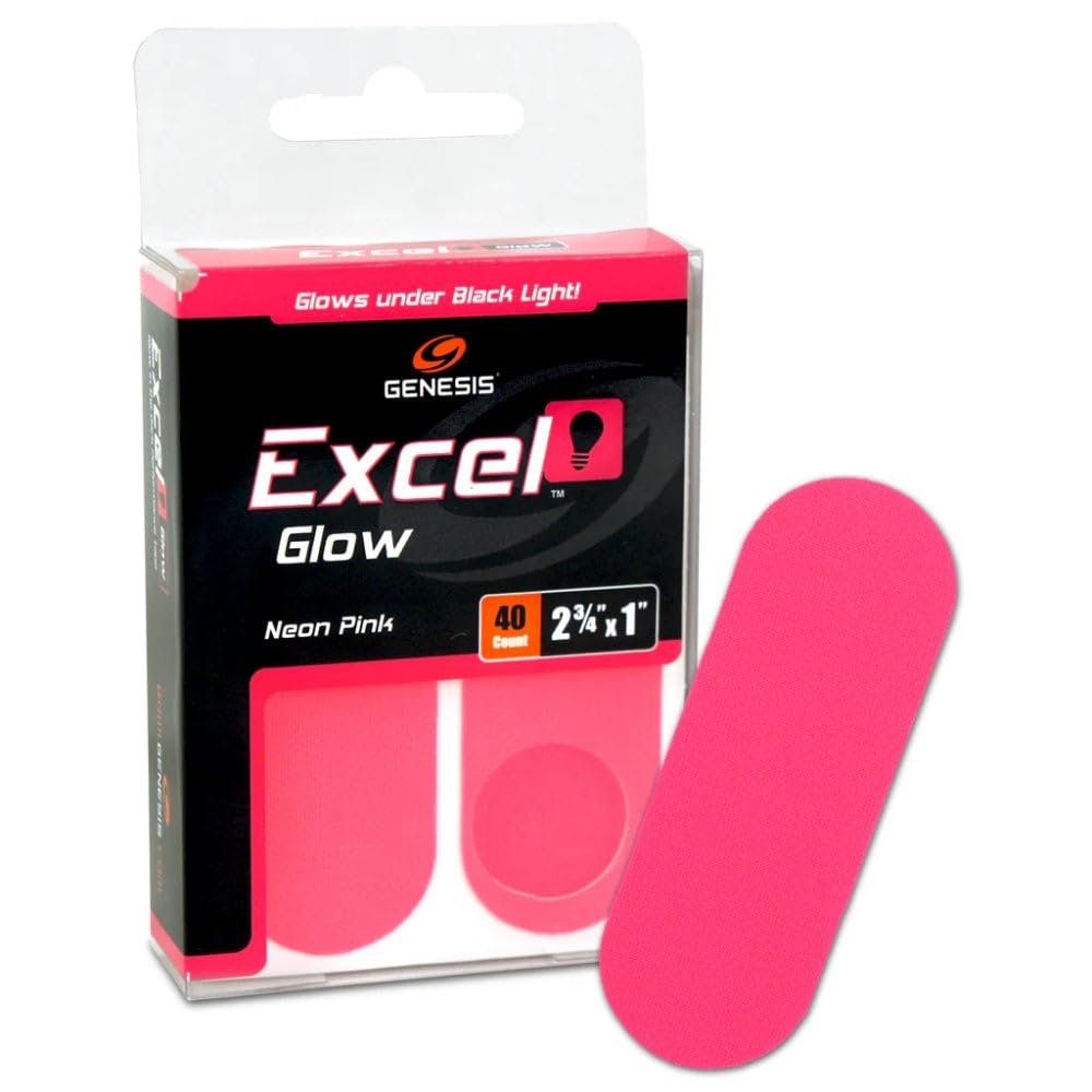 Genesis Bowling Excel Glow Performance Tape Neon Pink - 40 Pieces